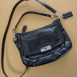 Coach 100% Authentic Black Leather Bag